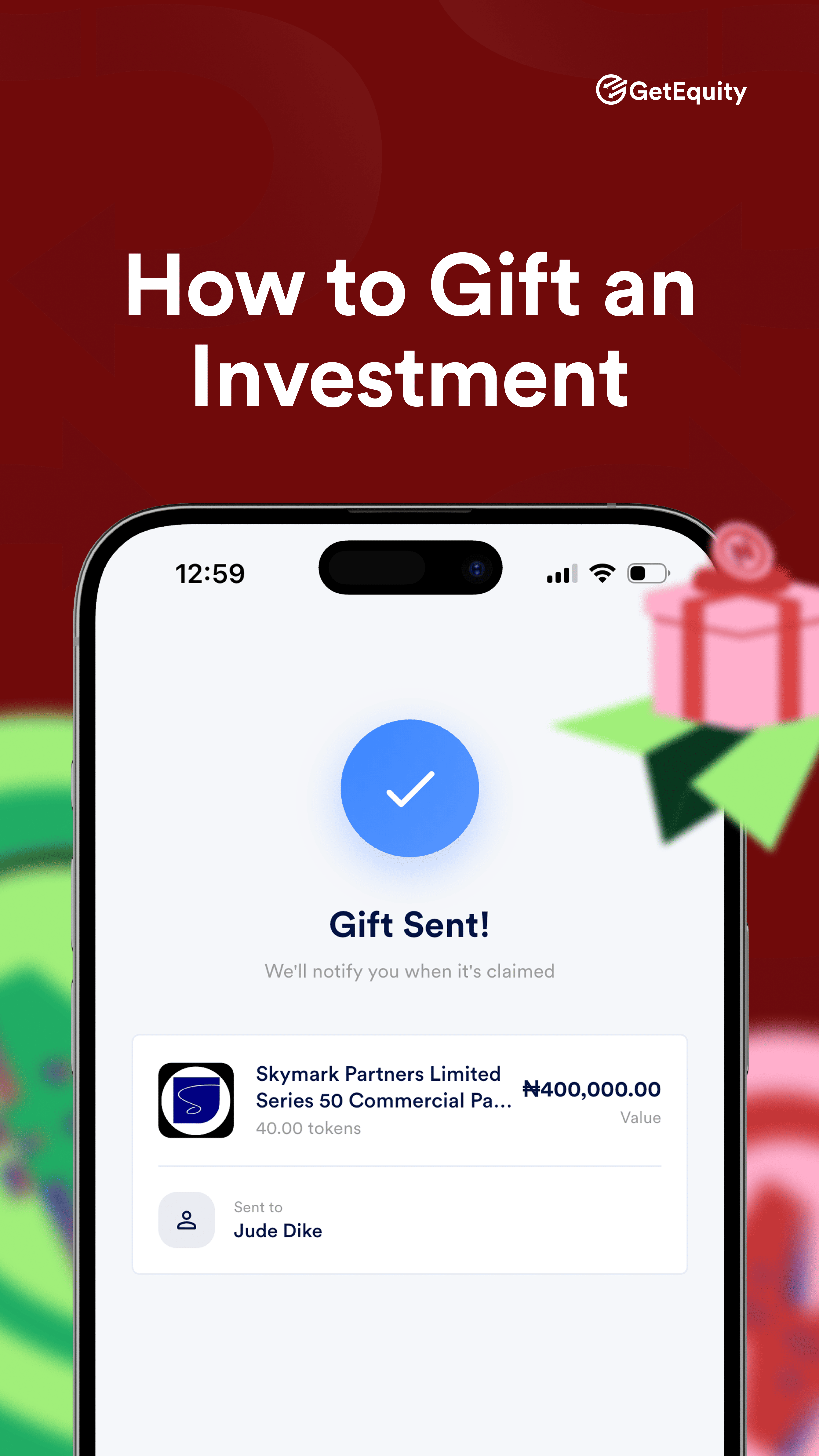 How to gift an investment
